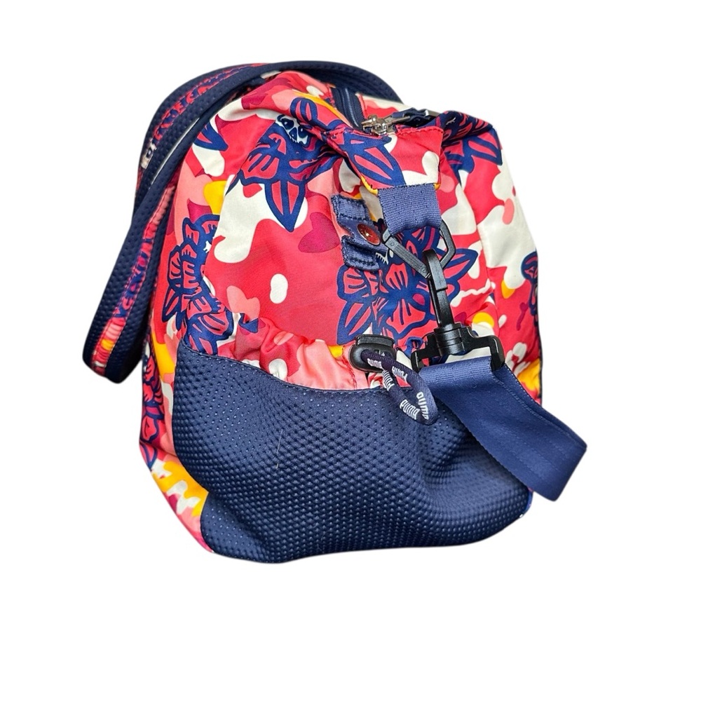 Puma Special Design Rare Floral Skeleton Camouflage Tote Bag in Pink and Blue - Picture 4 of 15